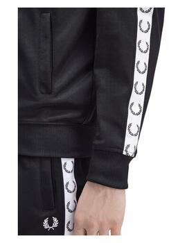 Chaqueta Fred Perry M Taped Track Negro
