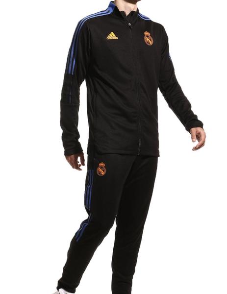 Pantalón Real Madrid - Negro - Pantalón Fútbol Hombre