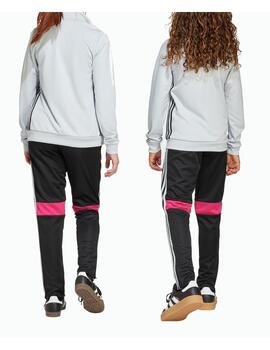 Chandal Adidas Y Tiro ES Gris/Negro/Fucsia