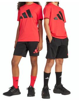 Conjunto Adidas J BL Rojo/Negro