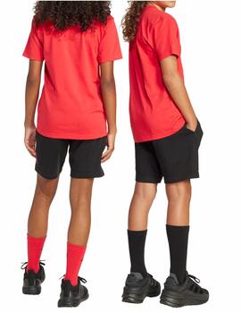 Conjunto Adidas J BL Rojo/Negro