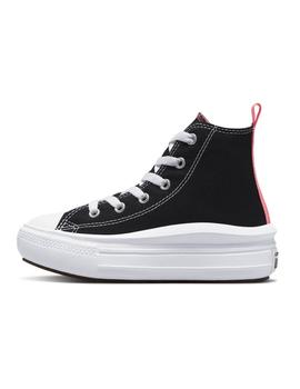 Zapatilla Converse PS Move Alta Lona Negro/Rosa