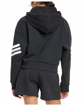 Chaqueta Adidas JG FI 3S FZ Negro/Blanco