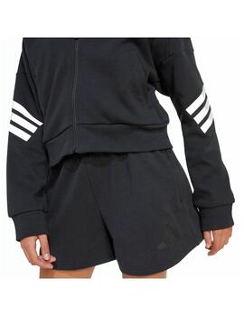 Chaqueta Adidas JG FI 3S FZ Negro/Blanco