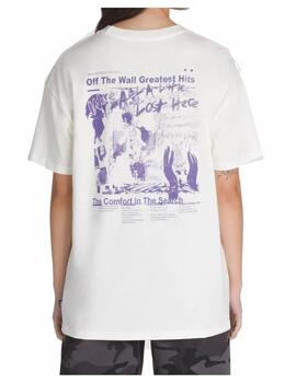 Camiseta Vans WM Firemade Oversized Blanco