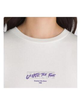 Camiseta Vans WM Firemade Oversized Blanco