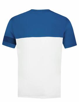 Camiseta Lecoq M Heritage SP Nº1 Azul/Bl