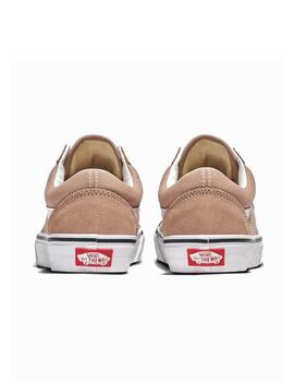Zapatilla Vans WM Old Skool Taupe/Blanco