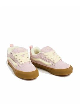 Zapatilla Vans WM Knu Skool Rosa/Beige/Gum