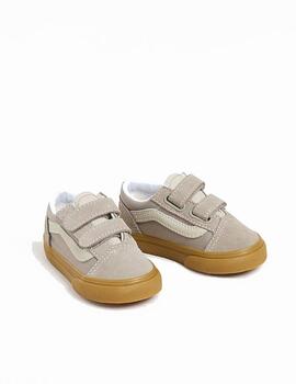 Zapatilla Vans TD Old Skool V Gris/Gum