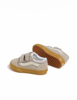 Zapatilla Vans TD Old Skool V Gris/Gum