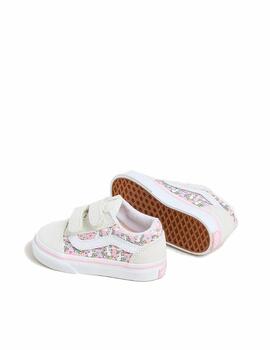 Zapatilla Vans TD Old Skool Skaticorn Blanco/Rosa
