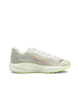 Zapatilla Puma Magnify Nitro Mujer Blanco Verde