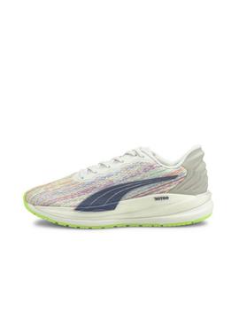 Zapatilla Puma Magnify Nitro Mujer Blanco Verde