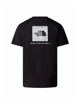 Camiseta TNF MN Reflective Box Nse Negro