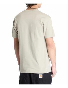 Camiseta Vans MN Left Chest Logo Beige