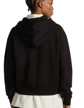 Sudadera Vans WM Salton RLX FT Hoodie Negro para mujer