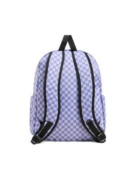 Mochila Vans Old Skool Check Cuadros Violeta