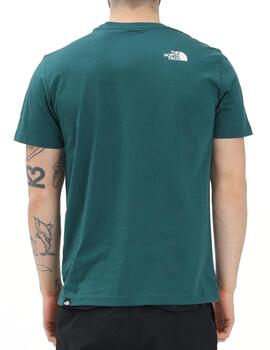 Camiseta The North Face MN Simple Dome Verde para hombre