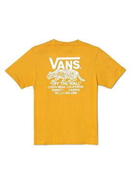 Camiseta Vans Y Sneaky Mostaza