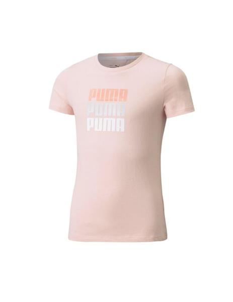 Camiseta Puma Niña Rosa