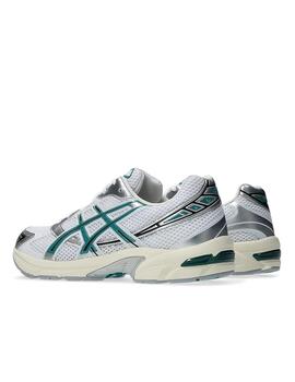 Zapatilla Asics M Gel 1130 Blanco/Plata/Verde