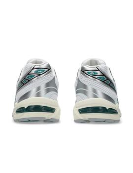 Zapatilla Asics M Gel 1130 Blanco/Plata/Verde