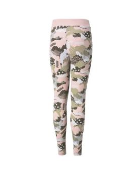 Leggings Puma Estampado rosa y verde para mujer