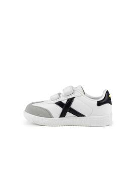 Zapatilla Munich K Mini Astro VCO 01 Blanco/Negro