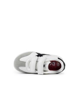 Zapatilla Munich K Mini Astro VCO 01 Blanco/Negro