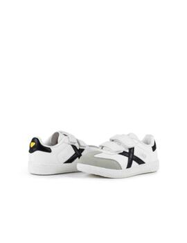 Zapatilla Munich K Mini Astro VCO 01 Blanco/Negro