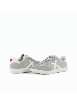 Zapatilla Munich Kids Mini Astro 03 Gris/Blanco