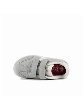 Zapatilla Munich K Mini Astro VCO 03 Gris/Blanco