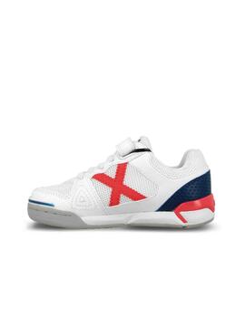 Zapatilla Munich One Kid VCO 71 Blanco/Rojo