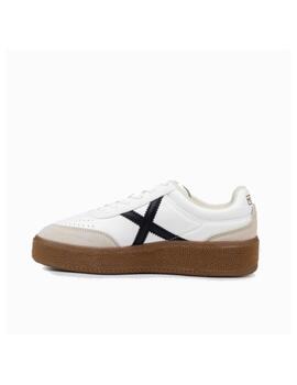 Zapatilla Munich W Rumba Sky 04 Blanco/Negro/Beige