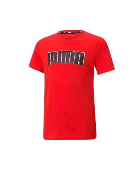 Camiseta Puma Niño Alpha Graphic Tee Roja