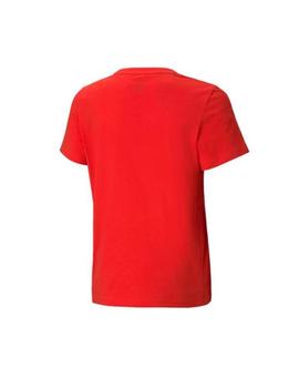 Camiseta Puma  Niño Alpha Graphic Tee Roja