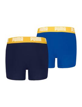 Boxer Puma Boys Everyday Basic Azul/Amarillo