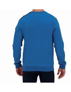Sudadera Lecoq M Heritage SP Crew Nº1 Azul