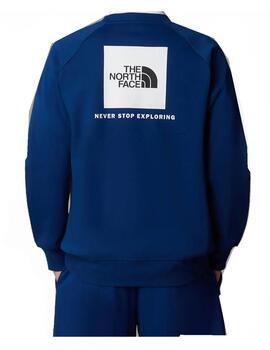 Sudadera TNF MN Raglan Box Nse Crew Marino