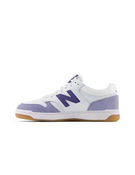 Zapatilla New Balance M 480LXB Blanco/Morado