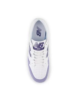 Zapatilla New Balance M 480LXB Blanco/Morado