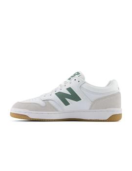 Zapatilla New Balance M 480LYG Blanco/Verde