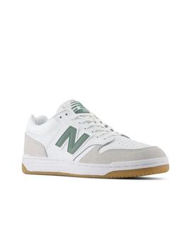 Zapatilla New Balance M 480LYG Blanco/Verde