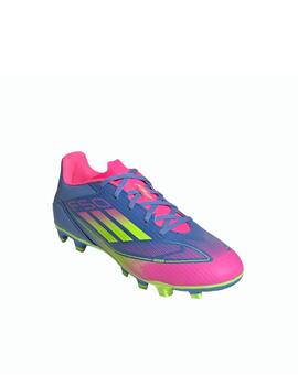 Bota Adidas M F50 Club FG/MG Azul/Flúor