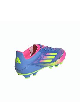 Bota Adidas M F50 Club FG/MG Azul/Flúor