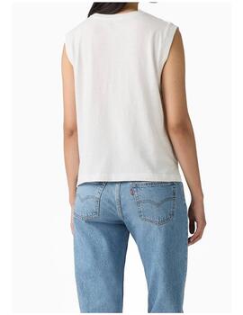 Camiseta Levis W Tank Deco Canyon View Blanco