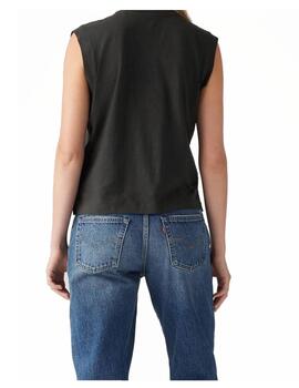 Camiseta Levis W Tank Deco Logo Negro