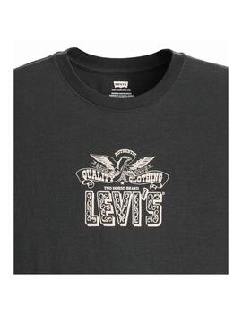 Camiseta Levis W Tank Deco Logo Negro