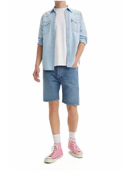 Bermuda Levis M Vaquero 501 Original Azul Oscuro